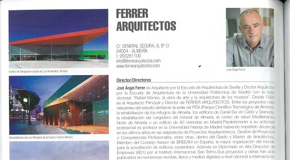 Ferrer Arquitectos en la Guía de Arquitectura 2019-2020