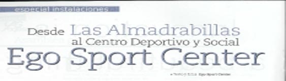 Reportaje sobre Ego Sport Center en la revista aDg, la revista de AGESPORT