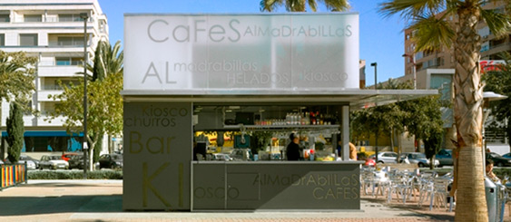 Finalista en Premio ARCO 2006-07. «Kioscos de las Almadrabillas».