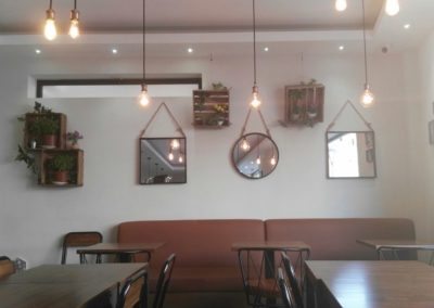 Interiorismo y decoración Restaurante La Cala. Almería. 2017.